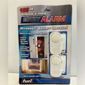Window And Door Entry Alarm Pack Of 2 Fuel Brand 105 dB Wireless New In Package